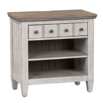 Heartland 1 Drawer Night Stand with Charging Station - 824-BR61