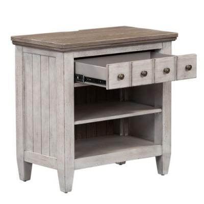 Heartland 1 Drawer Night Stand with Charging Station - 824-BR61