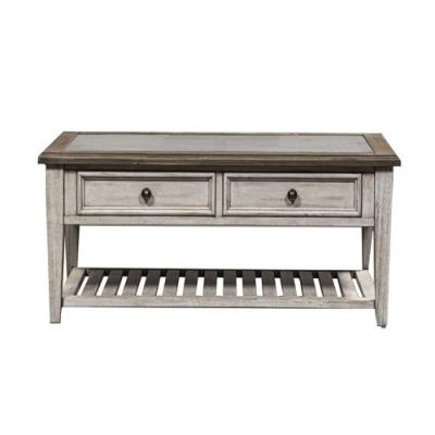 Heartland Rect Ceiling Tile Cocktail Table - 824-OT1010