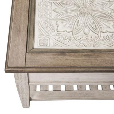 Heartland Rect Ceiling Tile Cocktail Table - 824-OT1010