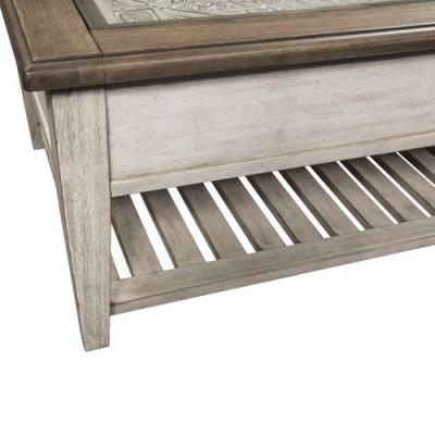 Heartland Rect Ceiling Tile Cocktail Table - 824-OT1010