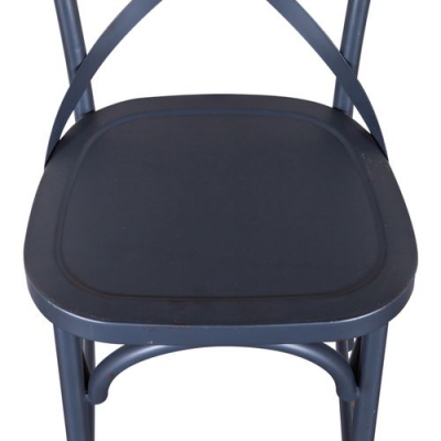 Vintage Back Counter Chair in Navy - 179-B300524-N