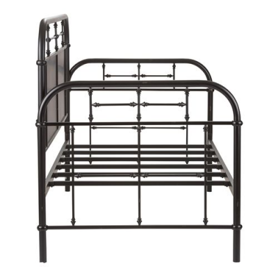 Vintage Twin Metal Day Bed in Black - 179-BR11TB-B