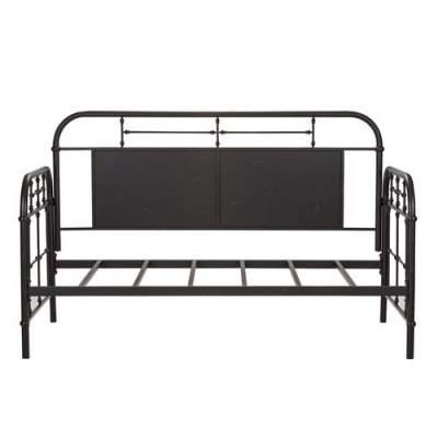 Vintage Twin Metal Day Bed in Black - 179-BR11TB-B