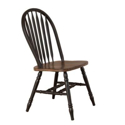 Carolina Crossing Windsor Side Chair in Black - 186B-C1000S