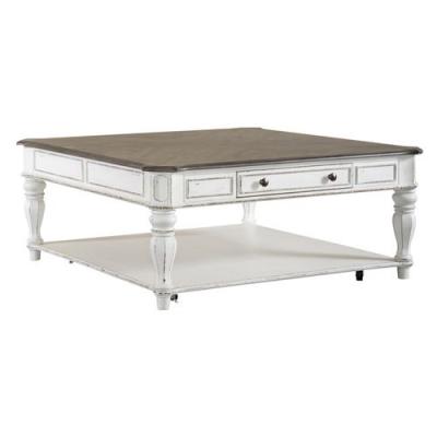 Maganolia Manor Collection Oversized Square Cocktail Table - 244-OT1014