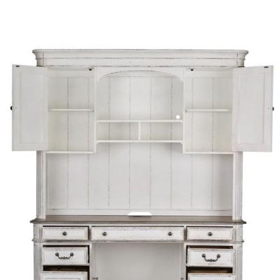 Magnolia Manor Collection Jr Executive Credenza Hutch - 244-HO132