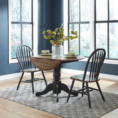 Round Carolina Crossing Dining Table with Pedestal Base - 186B-T4242 / 186B-P4242