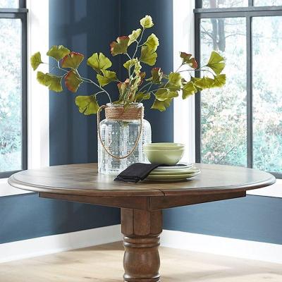 Round Carolina Crossing Dining Table with Pedestal Base - 186-T4242 / 186-P4242