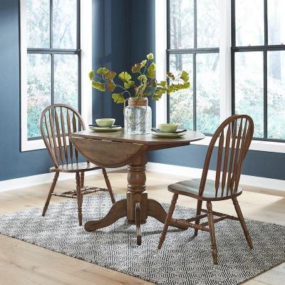 Round Carolina Crossing Dining Table with Pedestal Base - 186-T4242 / 186-P4242