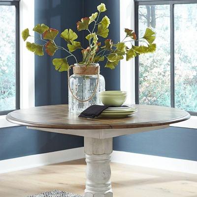 Round Carolina Crossing Dining Table with Pedestal Base - 186W-T4242 / 186W-P4242