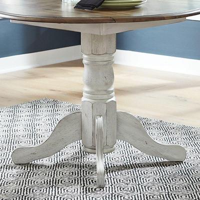 Round Carolina Crossing Dining Table with Pedestal Base - 186W-T4242 / 186W-P4242