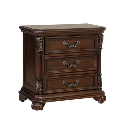 Messina Estates 3 Drawer Night Stand - 737-BR61