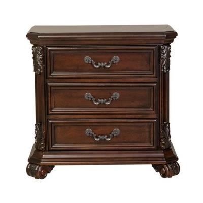 Messina Estates 3 Drawer Night Stand - 737-BR61