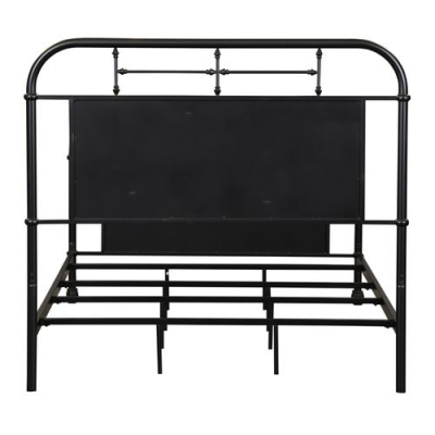 Vintage Full Metal Bed in Black - 179-BR17HFR-B