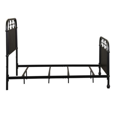 Vintage Full Metal Bed in Black - 179-BR17HFR-B