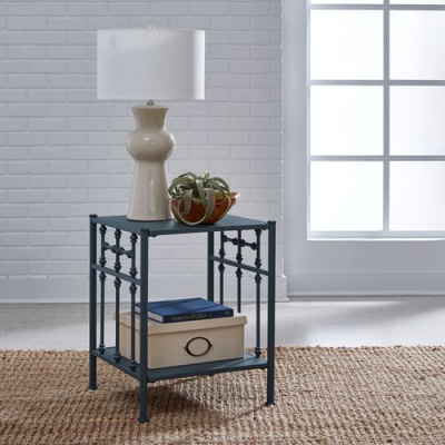 Vintage Open Night Stand in Navy - 179-BR61-N