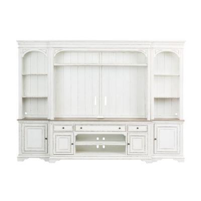 Magnolia Manor Collection Entertainment Center with Piers - 244-ENTW-ECP