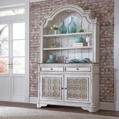 Magnolia Manor Collection Hutch & Buffet - 244-DR-HB