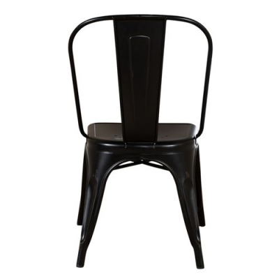 Vintage Bow Back Dining Chair in Black - 179-C3505-B