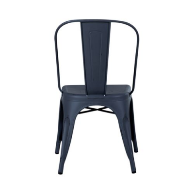 Vintage Bow Back Dining Chair in Navy - 179-C3505-N