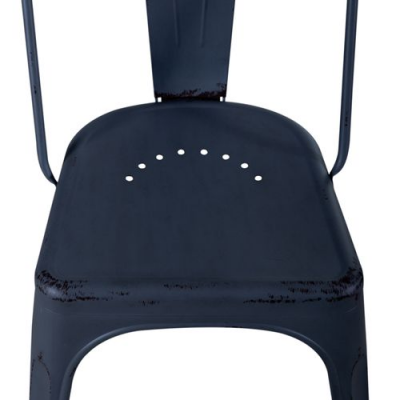 Vintage Bow Back Dining Chair in Navy - 179-C3505-N