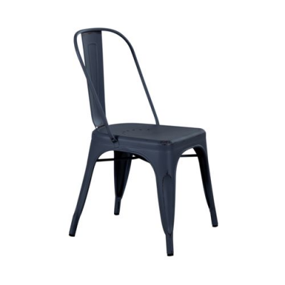 Vintage Bow Back Dining Chair in Navy - 179-C3505-N