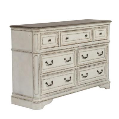 Magnolia Manor Collection 7 Drawer Dresser - 244-BR31