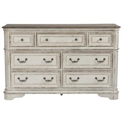 Magnolia Manor Collection 7 Drawer Dresser - 244-BR31