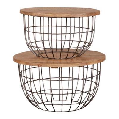 Atkins Nesting Caged Accent Tables - 2101-AT2000