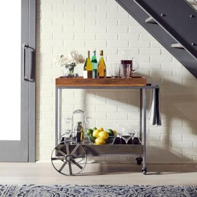 Raven Accent Bar Trolley - 2053-AT3032