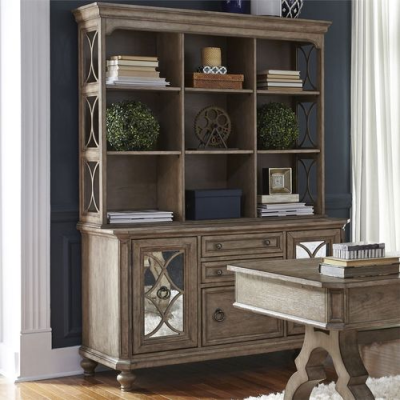 Simply Elegant Collection Credenza and Hutch Set - 412-HOJ-CHS