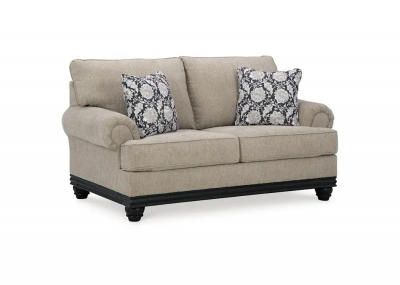 Elbiani Stationary Fabric Loveseat - 3870435