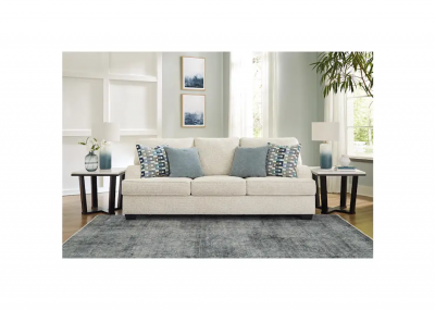 Valerano Stationary Fabric Sofa Parchment - 3340438