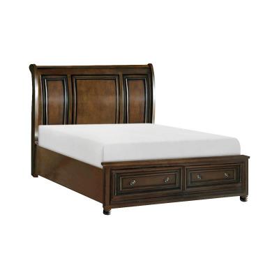 Cumberland Collection Queen Sleigh Platform Bed with Footboard - 2159-1*