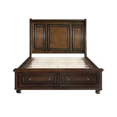 Cumberland Collection Queen Sleigh Platform Bed with Footboard - 2159-1*