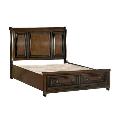 Cumberland Collection Queen Sleigh Platform Bed with Footboard - 2159-1*