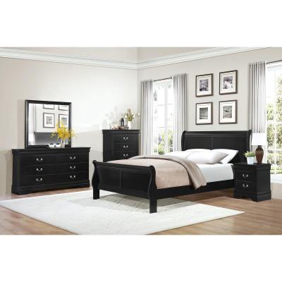 Mayville Collection Full Bed with the Classic Louis Philippe Styling - 2147FBK-1*