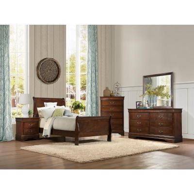 Mayville Collection Twin Bed with the classic Louis Philippe Styling - 2147T-1*