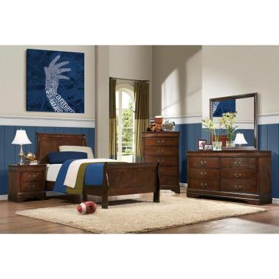 Mayville Collection Twin Bed with the classic Louis Philippe Styling - 2147T-1*