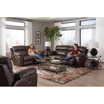 Catnapper Costa Power Reclining Leather Match Loveseat - 64072 1273-89 / 3073-89