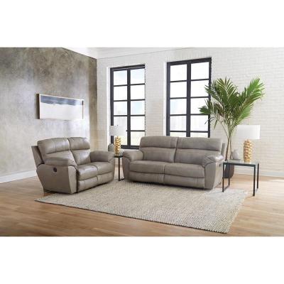 Catnapper Costa Power Reclining Leather Match Loveseat - 64072 1273-56 / 3073-56