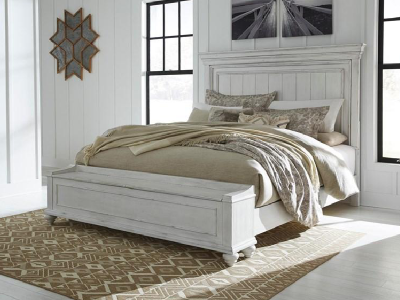 Benchcraft Kanwyn 5 Piece Queen Panel Bedroom Set with Storage Bench - B777-31, B777-36, B777-57 / B777-54S / B777-96