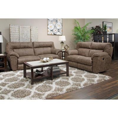 Catnapper Hollins Power Reclining Leather Look Loveseat  - 62652 1429-49