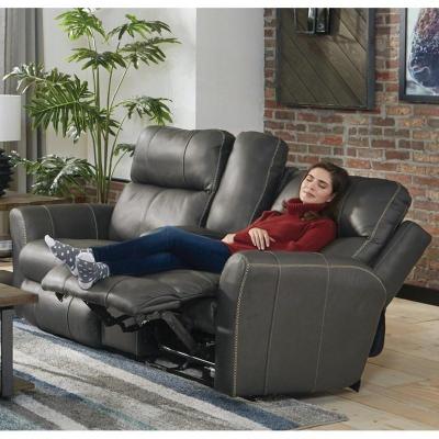 Catnapper Mara Power Reclining Leather Match Loveseat  - 874759 1225-58 / 3025-58