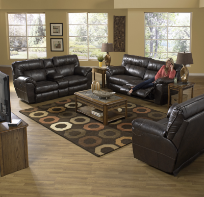 Catnapper Nolan Reclining Bonded Leather Sofa - 4041 1223-29 / 3023-29