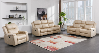 Bradford Collection Reclining Sofa With Hidden Cupholders - 99990BUF-3