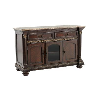 Russian Hill Collection Server with Faux Marble Top - 1808-40