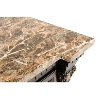 Russian Hill Collection Server with Faux Marble Top - 1808-40