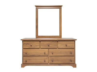 Polo Queen 6pc Bedroom Set in Caramel Finish - 800-Q6PC-K